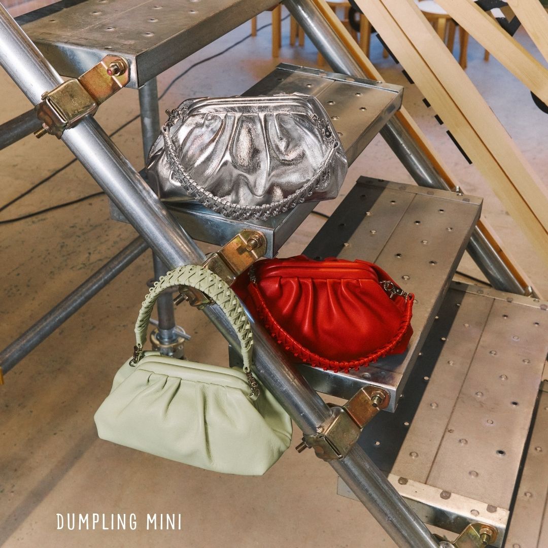 LENK リンク　皮革　CAGE　かごバッグ　レッド LENK＞ケージ バッグ